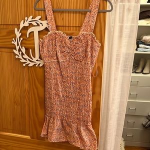 NEW ZARA FLORAL MINI DRESS